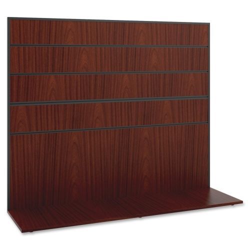 Manage Series Work Wall, Laminate, 60w x 17d x 50h, Chestnut