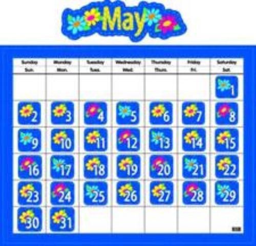 Creative Teaching Press Year-Round Demin Calendar Day Pack