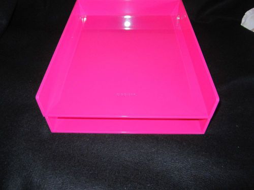 2 Poppin desk accessory trays  plastic.