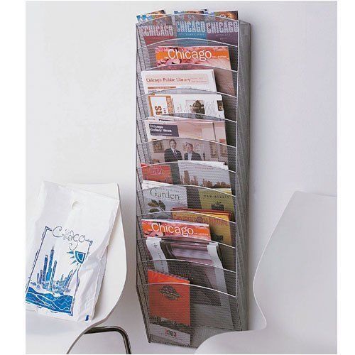 Design Ideas Mesh Wall Pockets, Silver