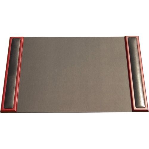 Dacasso Desk Pad - Rosewood - 25.5&#034;Wx17.25&#034;D - Felt Black Backing