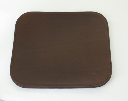 Coach leather mouse pad dark brown for sale