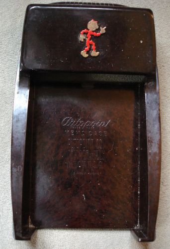 1963 Autopoint Bakelite Memo Case/ Reddy Kilowatt