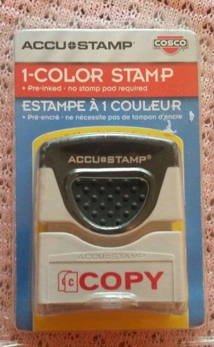 ACCU STAMP COSCO 1 COLOR COPY STAMP NEW