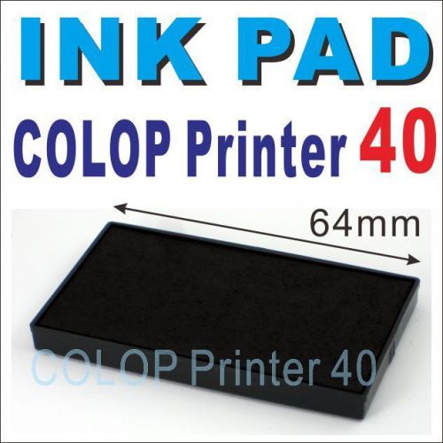 Replacement colop printer 40 ink pad self stamp black red blue green purple e 40 for sale