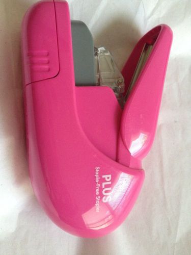 Staple Free Stapler Pink