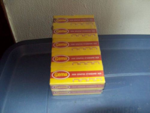 NIB~50,000 GEMA BRAND STANDARD STAPLES, SWINGLINE, ACE