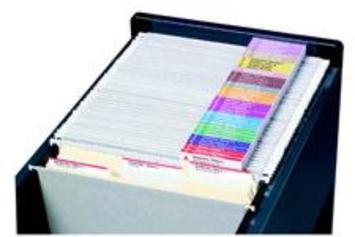 Smead Hanging Folder Color Label System Starter