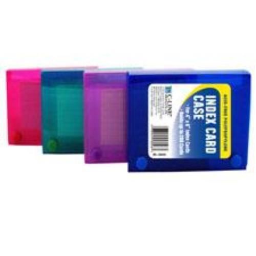 C-Line 4 x 6 Index Card Case Assorted