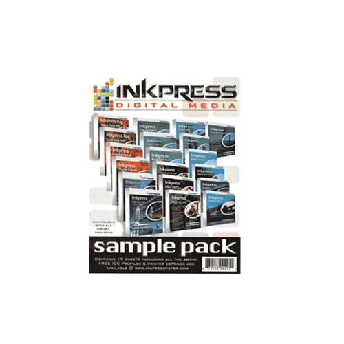 Inkpress Media Sample Pack (8.5 x 11&#034;, 20 Sheets)