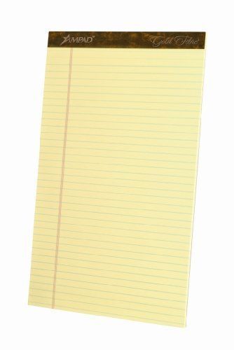 Ampad Gold Fibre Premium Legal/wide-ruled Writing Pad - 50 Sheet - 16 (amp20030)