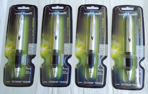 4x Uni Ball Jetstream Premier Bold Point Retractable Rollerball Pens *BRAND NEW*