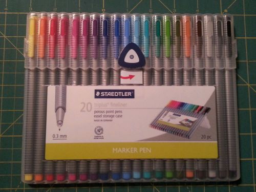 Staedtler triplus fineliner marker pen - 20 pack