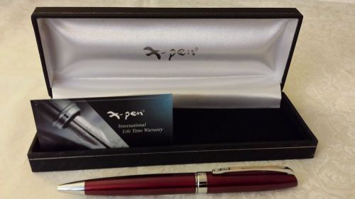 FINE WRITING INSTRUMENT LEGEND BALL PEN BURGANDY LACQUER FINISH