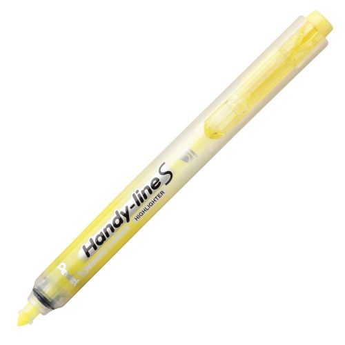 Pentel Handy-line S Highlighter, Yellow (Pentel SXS15G) - 12/pk