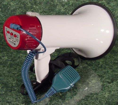 Megaphone bullhorn with microphone and siren new for sale