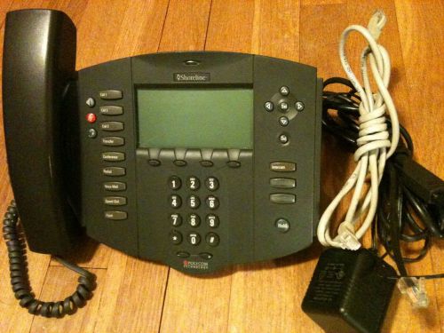 POLYCOM SoundPoint IP 2201-11500-001 SHORELINE IP100 VOIP SPEAKER OFFICE PHONE