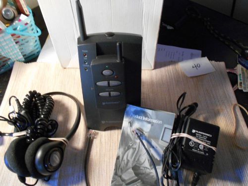 LAST CHANCE Plantronics CS10 Cordless Headset System w/ Remote CA10 Wireless #40