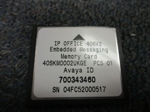 Avaya IP Office 400 IP 500 - Embedded Messaging 700343460 Memory Card PCS 01