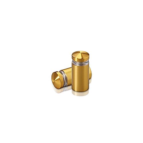 Aluminum Standoffs, Diameter: 1/2&#034;, Standoff: 3/4&#034;, Aluminum Gold Anodized Finis