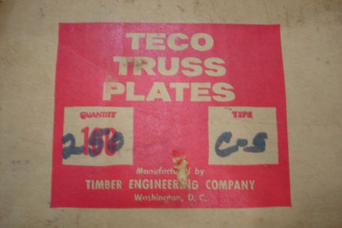 TECO 5” X 3” TRUSS PLATES BOX OF APPROX 235 PLATES TYPE C-5