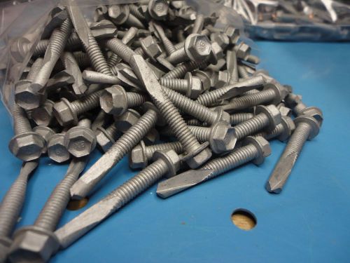 200 Count Bag, Buildex #12-24 X 1-1/2&#034;  HWH TEKS/5 Self Drill Screw Climaseal