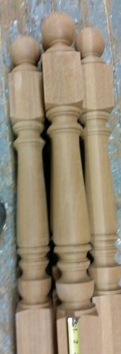 Unifinished Mahagony Post Newel 56&#034; 3.5&#034;x3.5&#034;