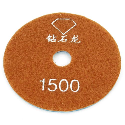 3.9&#034; Diameter Grit 1500 Tile Stone Wet Polisher Grinder Diamond Polishing Pad