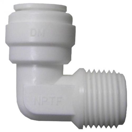 ELBOW QC 1/2 X 3/8MPT WATTS Push It Fittings PL-3038 048643201378