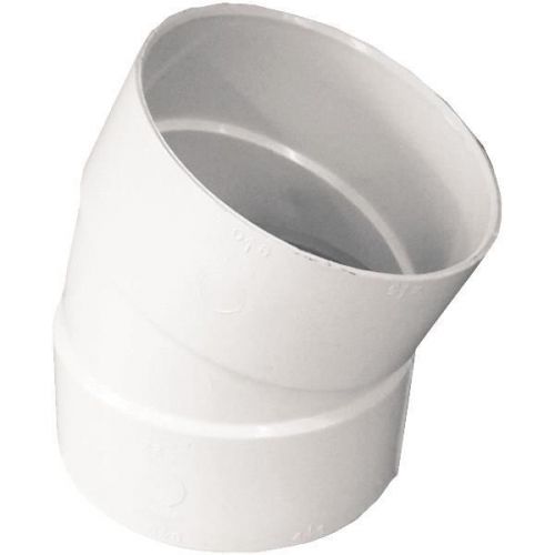 Genova 40840 pvc 22-1/2 degrees elbow 4&#034; (1/16 bend)-4&#034; 22-1/2d s&amp;d elbow for sale