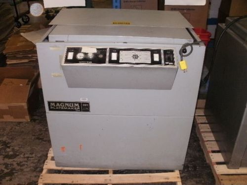 AMERGRAPH MAGNUM PLATE MAKER 281 1.2KW 30&#034; X 26&#034; -EXCELLENT CONDITION!