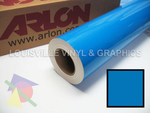 1 roll 24&#034; x 5 yds olympic blue arlon 5000 sign cutting vinyl for sale