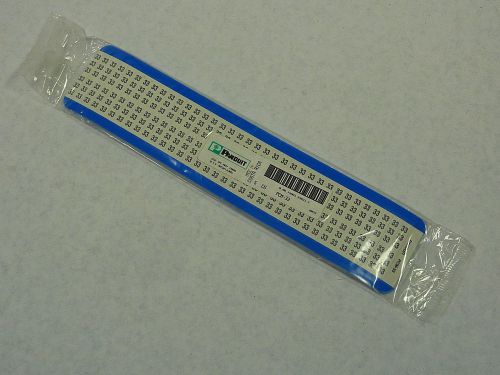 Panduit PCM-33 Legend 33 Marker Label 5 Sheets Per Bag ! NEW !