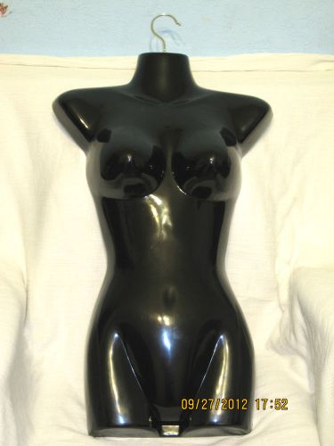 NEW - FEMALE MANNEQUIN TORSO FORM - BLACK