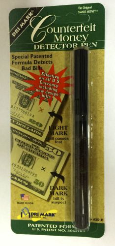 Dry Mark Smart Money Counterfeit Bill Detector Pen U.S. Currency (inv 0019 400b)