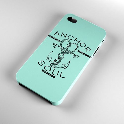 Anchor Soul Sailor Logo 3D iPhone 4/4s/5/5s/5C/6 Case Cover Kj63