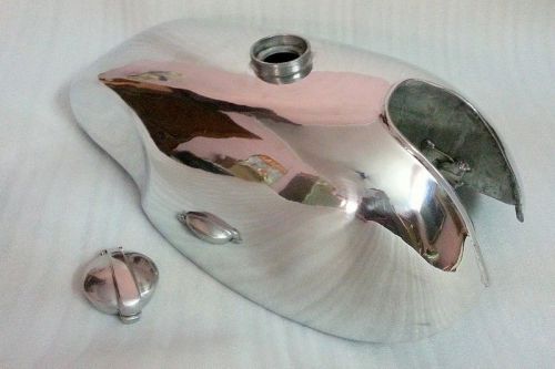 YAMAHA SR500 MANX STYLE ALUMINUM ALLOY GAS FUEL PETROL TANK POLISHED