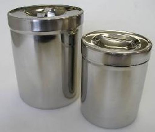 Vet Supply J0395B JORGY DRESSING JAR STAINLESS STEEL 2 LITER Vet Clinic Storage