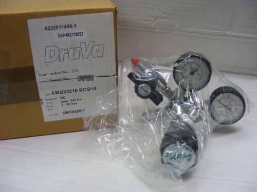 ONE NEW DRUVA PRESSURE REGULATOR IN ORIGINAL PACKAGING  WITH 540 CGA