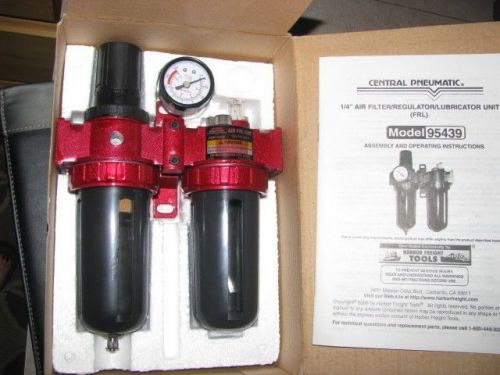 Central Pneumatic 1/4&#034; NPT  Air Filter / Regulator  #95439