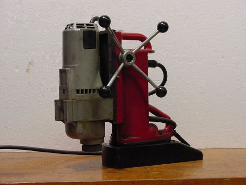 MILWAUKEE MODEL 42XX Electromagnetic Drill Press 3MT 2 Speed Swivel Base