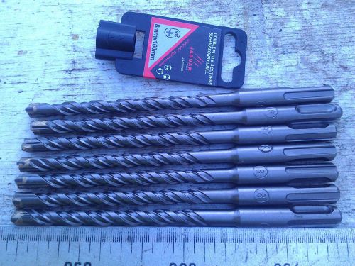 7x SDS + PLUS HAMMER Drills Drill Bit 8MM L 160MM Double-Flutes Cross Bit 4 cuts