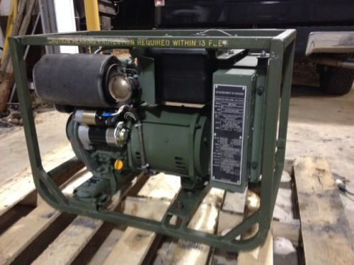 Mep531-a 2 kw 120 vac baldor generator / yanmar diesel 12v electric start for sale