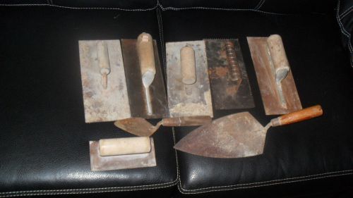 8 Vintage Masonry Tools / L@@K