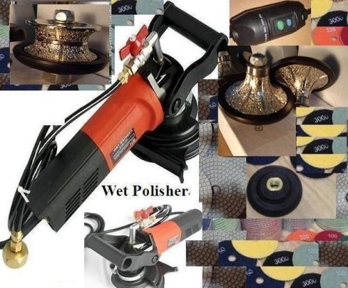 Wet polisher v20 v30 b20 full radius bullnose router bit diamond 18 pad stone for sale