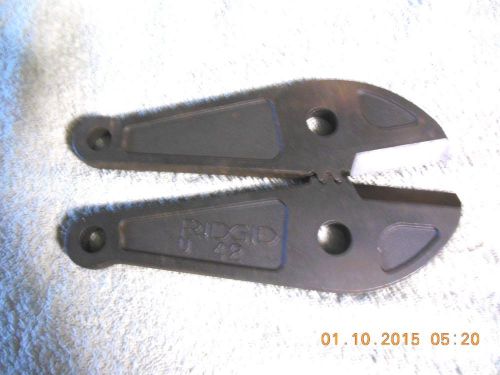 RIDGID BOLT CUTTERS REPLACEMENT JAW SET U42 / 99020