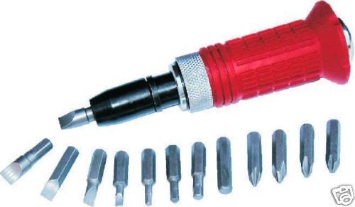 14 Pc Impact Screwdriver Screw &amp; Socket Driver Set