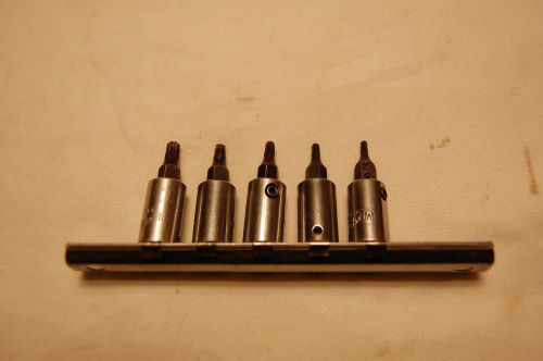 Mac Tools 1/4&#034; Drive Torx Sockets T8, T10, T15, T20 &amp; T25