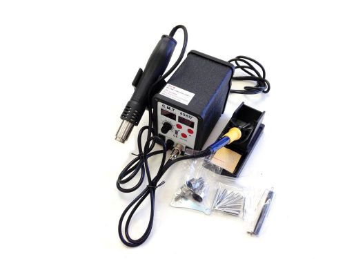 898D2 IN  1 REWORK SOLDERING HOT AIR STATION WELDER ESD 11 TIPS BGA FREE SHIP