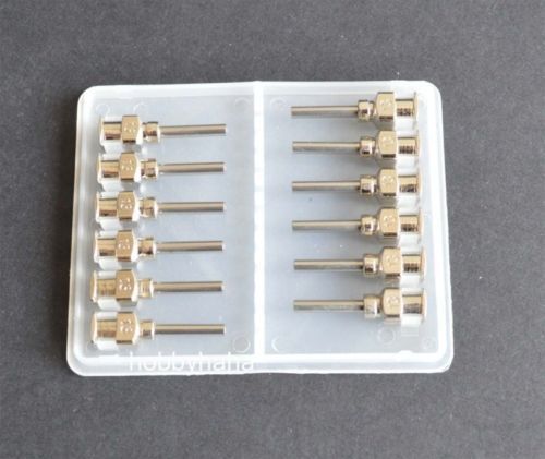 24pcs   1/2&#034;  13Ga Blunt Stainless Steel Syringe Needle tips